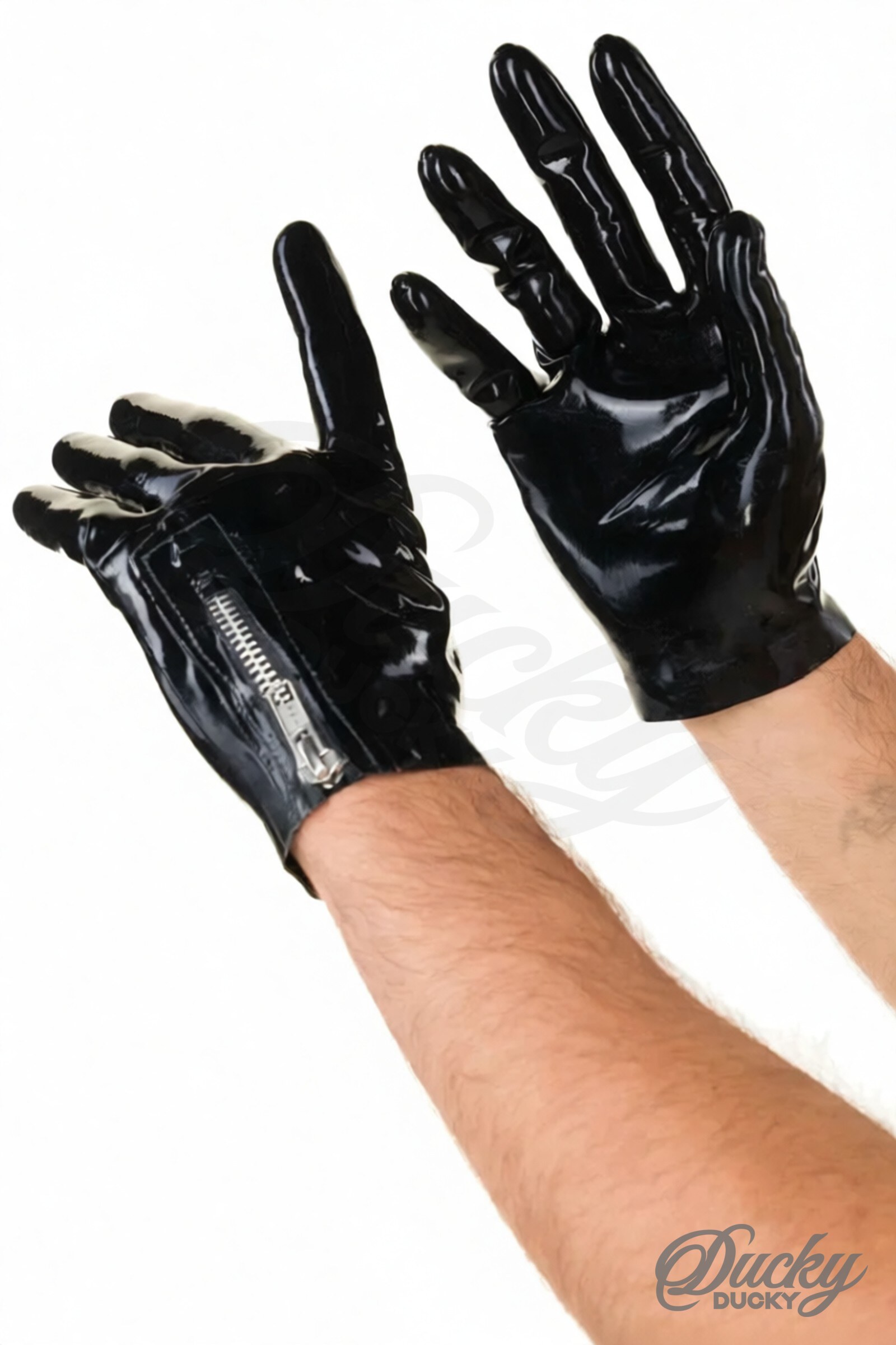 Grip – latex kesztyű csuklócipzárral