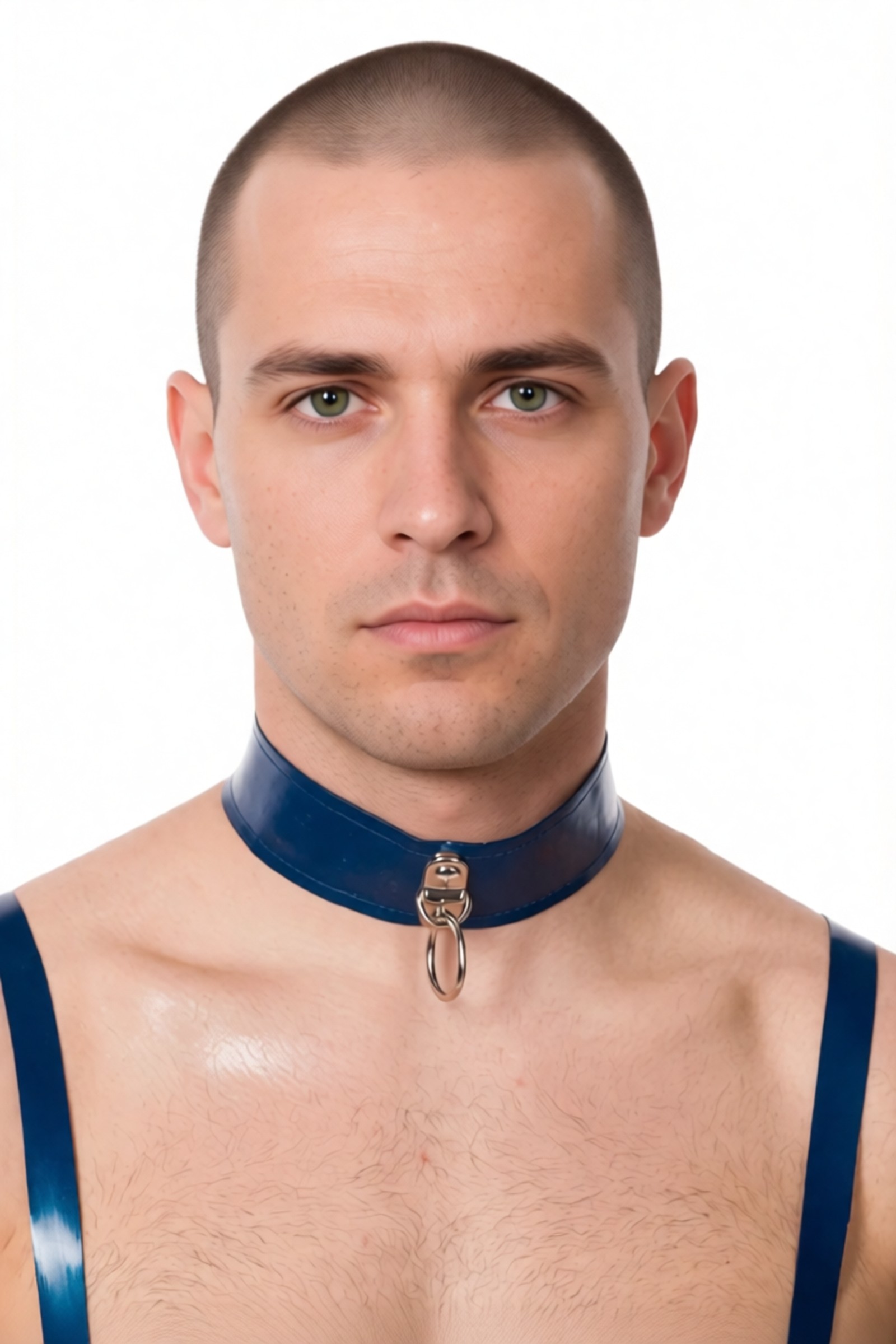 Loop – latex choker with ring