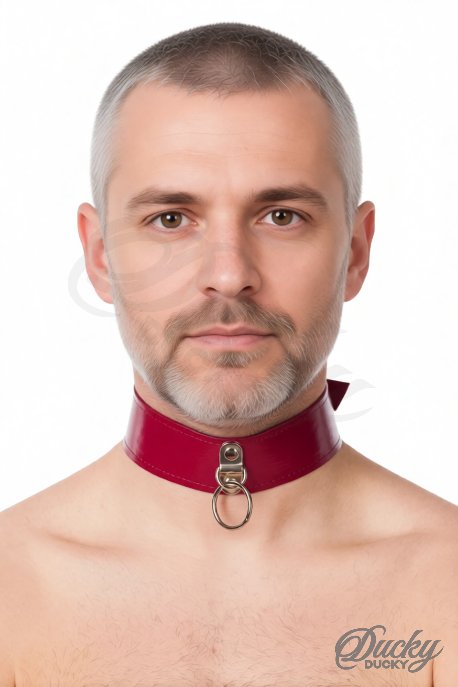 Loop – latex choker with ring