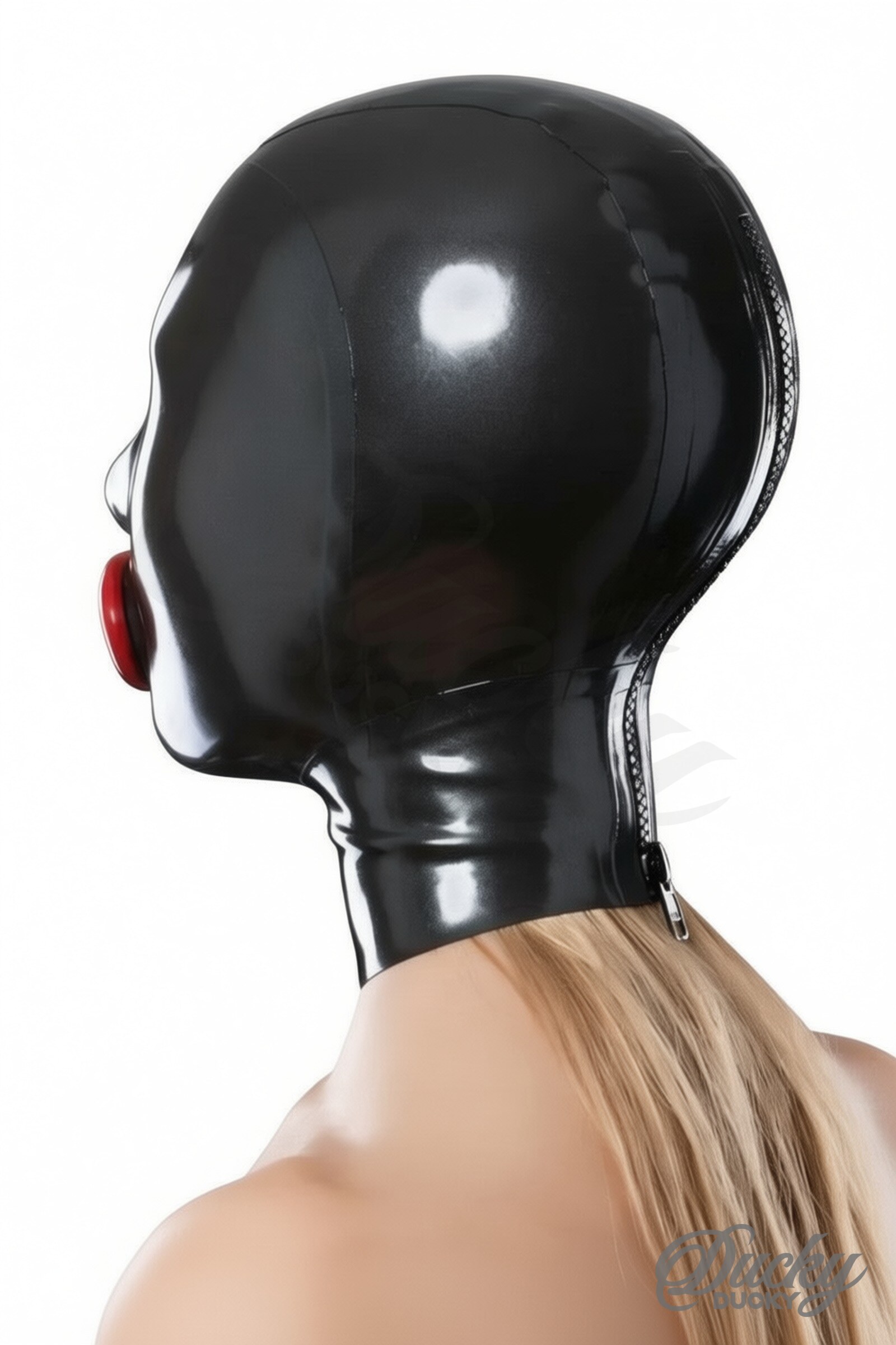 Muse – latex maszk formázott ajkakkal