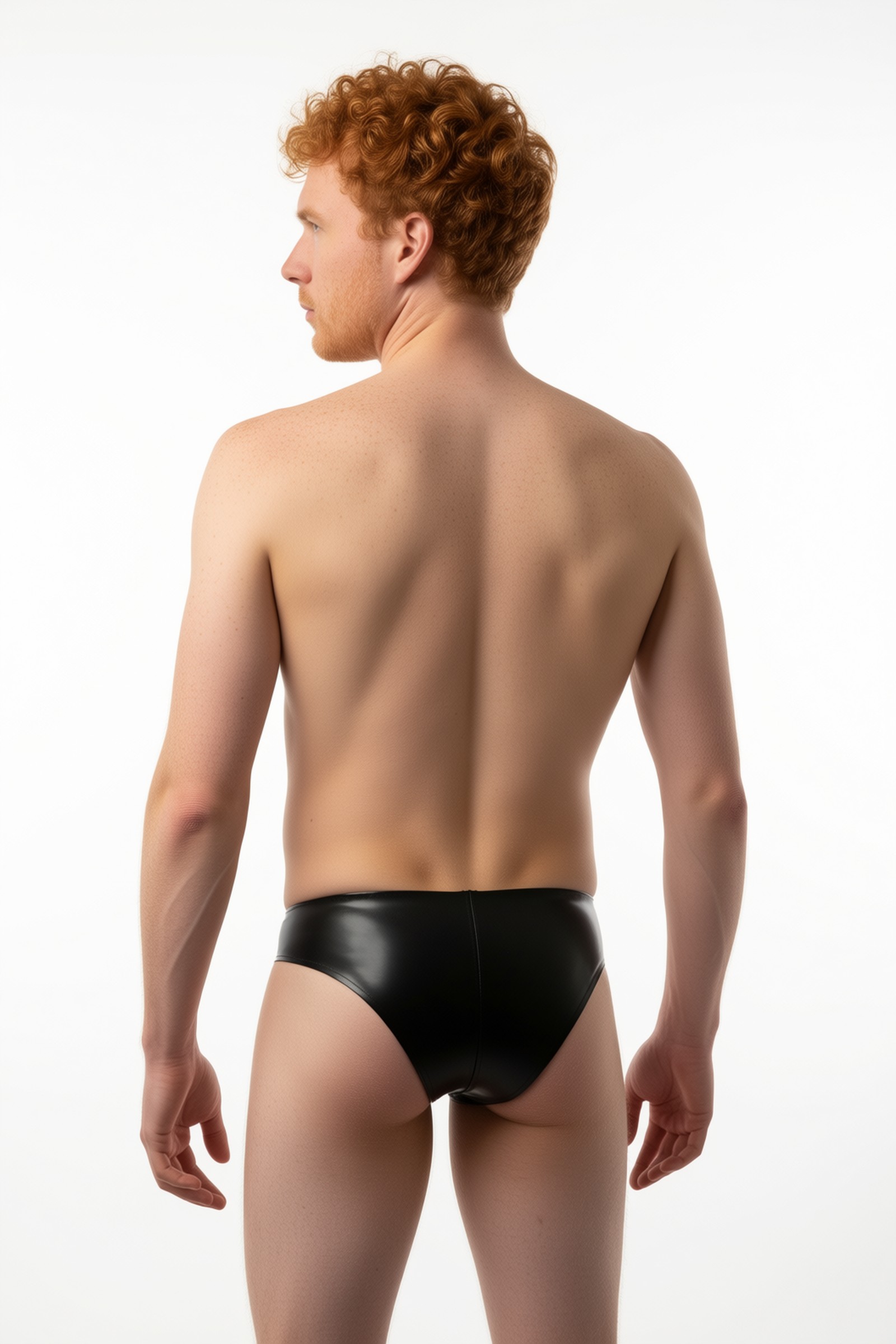 Rio – tanga de látex para hombre con bolsa