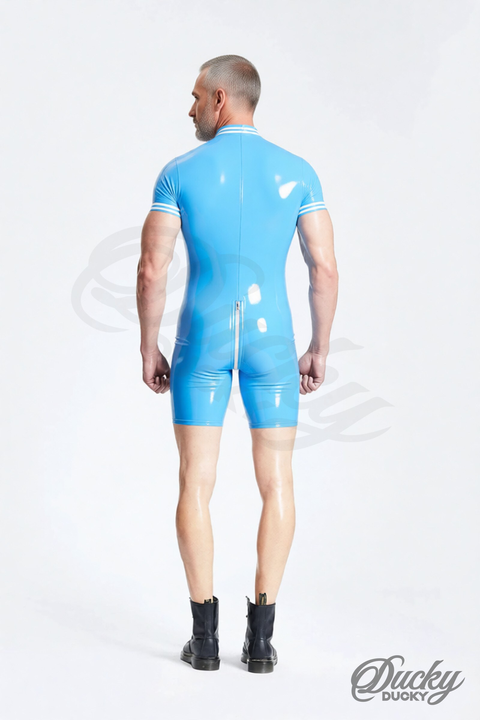 Riviera – surfsuit de látex para hombre con cuello polo
