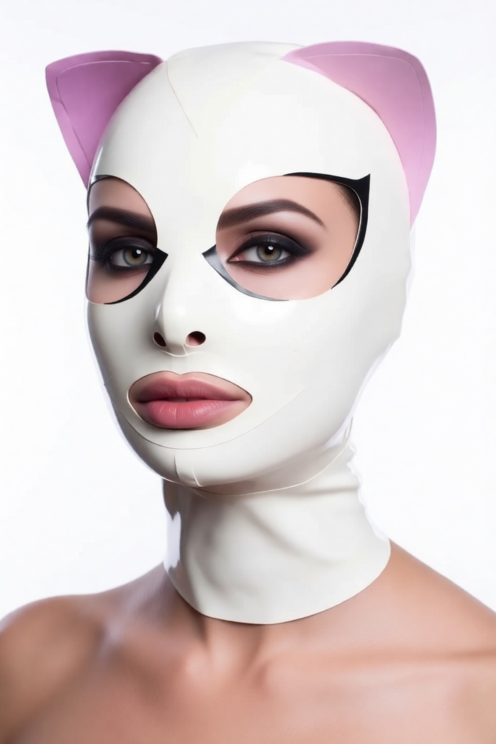 Sugar – latexová kočičí kukla s mandlovýma očima