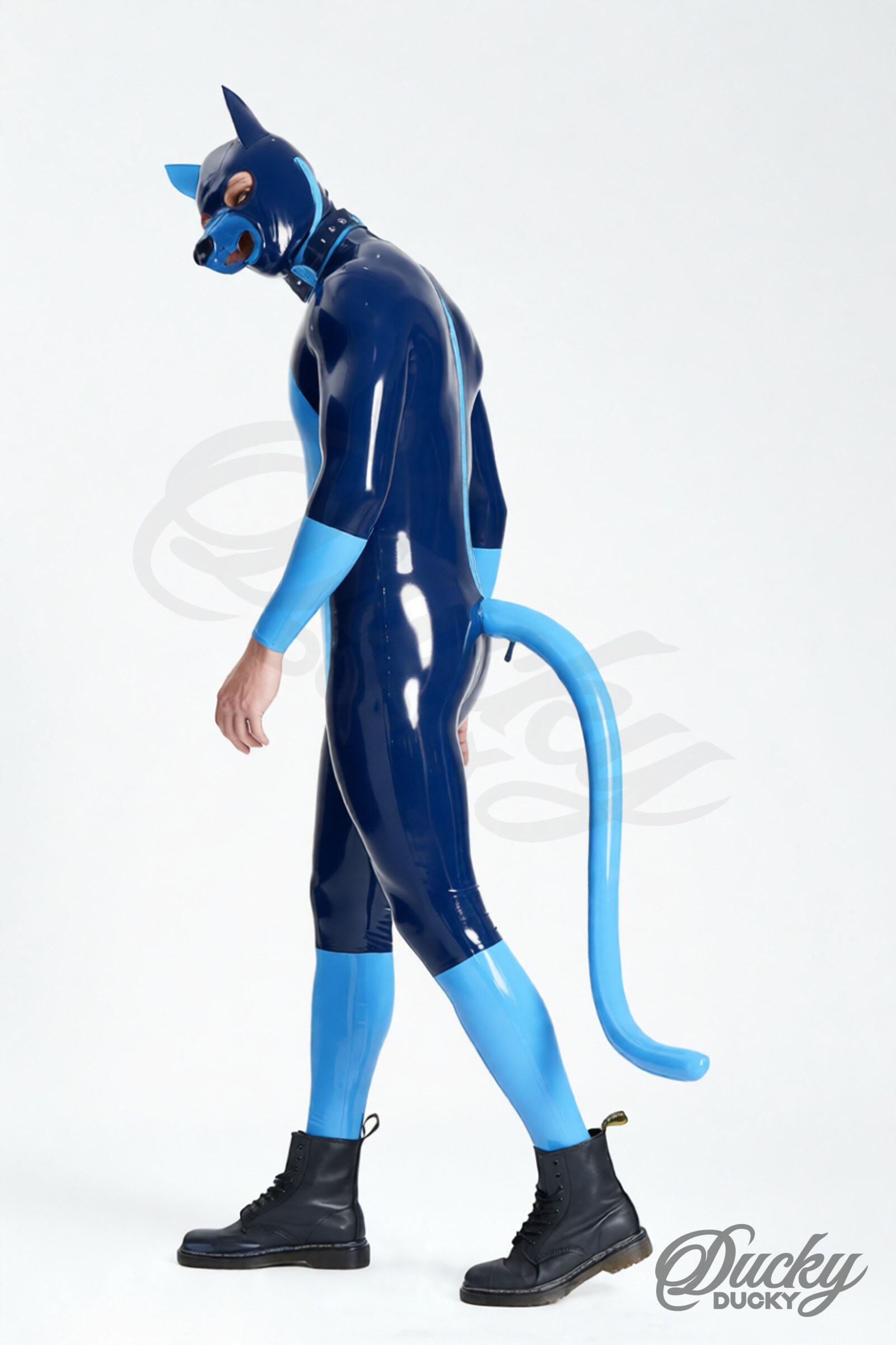 Wolfy – pánský latexový catsuit vlkodav