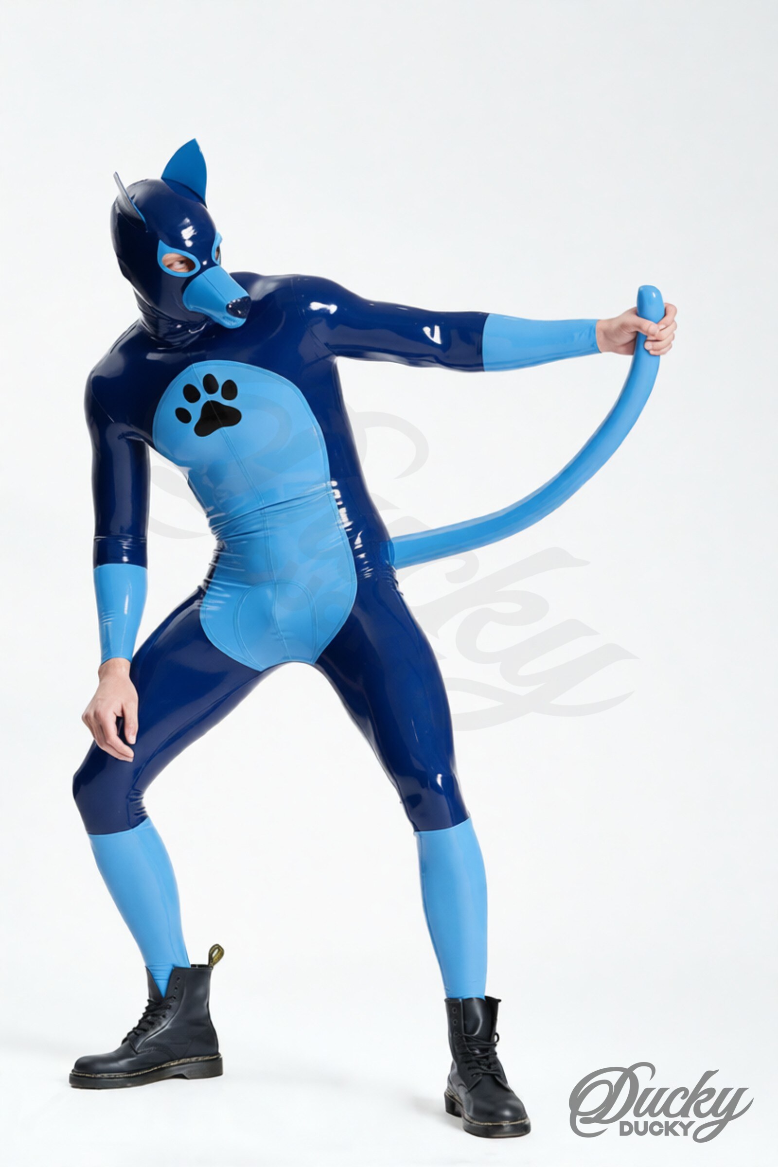 Wolfy – pánský latexový catsuit vlkodav